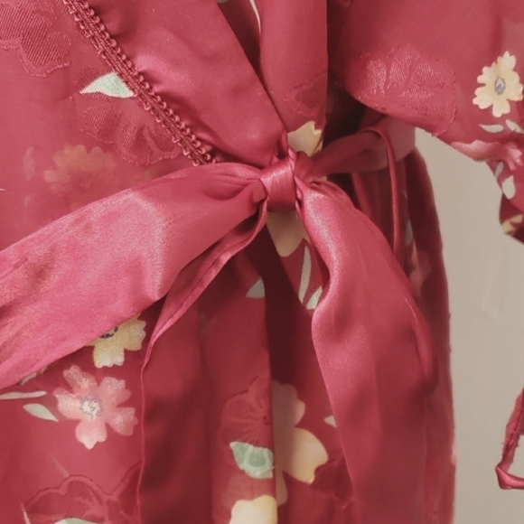 Secret Treasures Sheer Burnout Gown & Robe Set M - Picture 8 of 16